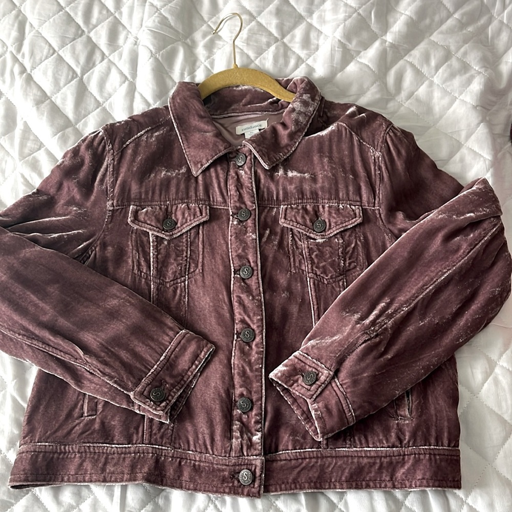 SIZE PL- SUNDANCE VINTAGE - VELVET JACKETin excellent condition!